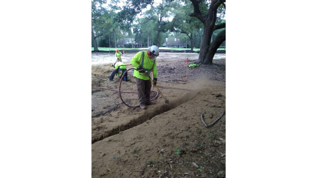 Air Excavation for New Home Foundations