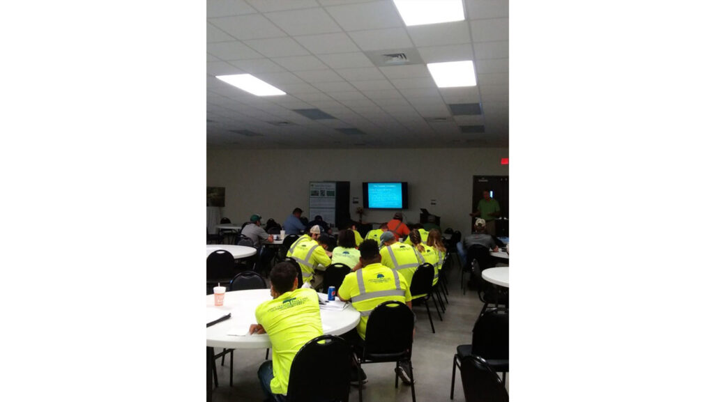 Employees at Training