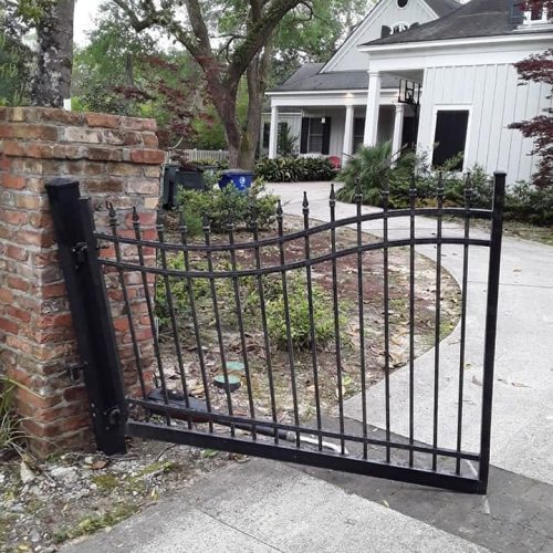 Daphne, AL - repairing gate damaged by tree crew