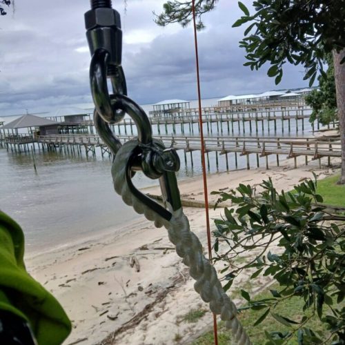 Point Clear, AL -Installing Tree Lightning Protection & Swing  (In Progress)