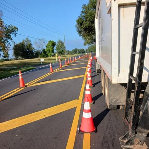 Fairhope, AL - pruning for red light installation