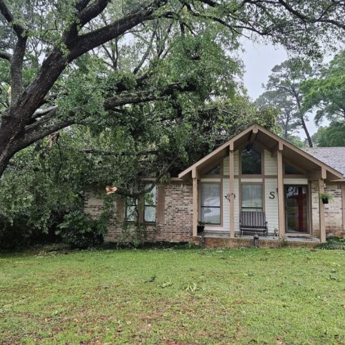 Daphne, AL, USA - emergency job - Daphne, AL (Lake Forest Subdivision) - tree failed due to high winds, internal decay, and bark inclusion